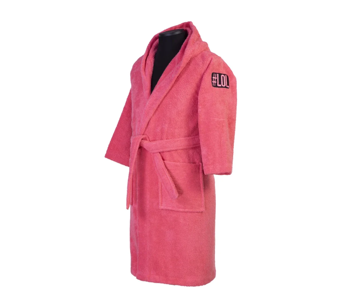 JUNIOR KIDS Bademantil <br>Vel.4 Rose - Image 3