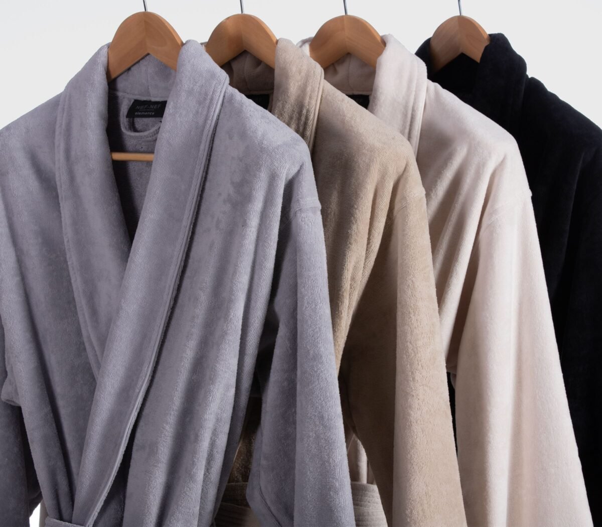 ELEMENTS Bademantil <br>XL XLARGE BLACK - Image 3