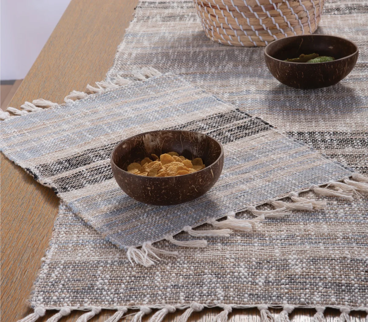 BEIGE/L.BLUE Podmetac -juta BAYEN - Image 2