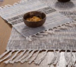 BEIGE/L.BLUE Podmetac -juta BAYEN - Image 3