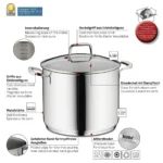 FLAVORIA Lonac sa poklopcem nerdjajuci celik - Image 6