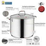 FLAVORIA Lonac sa poklopcem nerdjajuci celik - Image 6