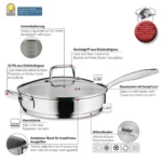 FLAVORIA Tiganj sa poklopcem nerdjajuci celik - Image 3