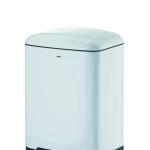 DAVINO Kanta za otpatke metal bijela