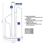 Držač za ubrus Stella tamno sivi - Image 2