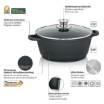 Kerros Serpa sa poklopcem aluminijum/staklo/greblon - Image 5