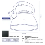 KETTLE Cajnik  crni - Image 3