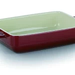 MALIN Pekac keramika crvena/bez