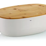 NAMUR Beige Kutija za hleb plastika/bambus