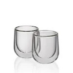 FONTANA Set solje za espresso borosilikatno staklo