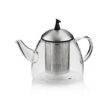 AURORA Cajnik staklo,nerdjajuci celik