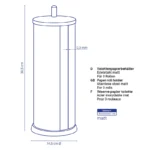 SWING Drzac za toalet papir metal - Image 2