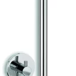 FARO WC Set cetka i drzac zidni metal/staklo