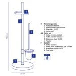 Sinerio WC set drvo,metal - Image 2
