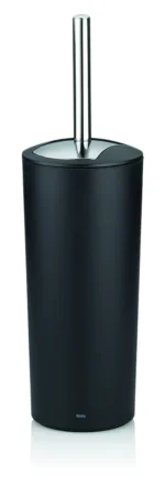 MARTA Black WC set cetka i drzac plastika