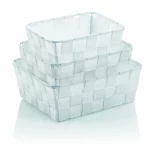 ALVARO Set korpe plastika bijela