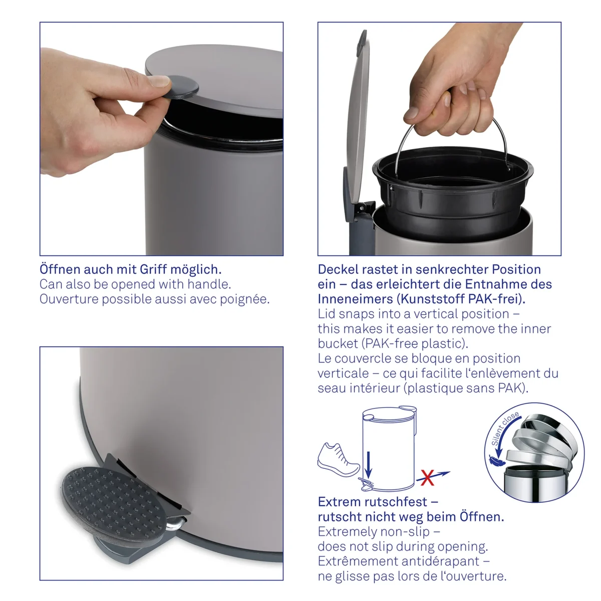 MATS Black Kanta za otpatke metal - Image 3