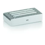 CUBE White Drzac za sapun poliresin