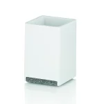 CUBE White Drzac za cetkice poliresin