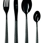 Escajg 24 kom glossy black with laser engr