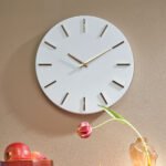 BRIXEN bijela Zidni sat