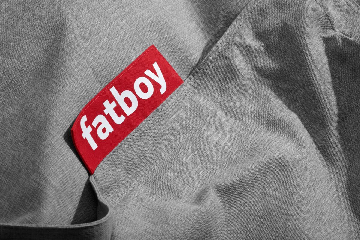 FATBOY Original Outdoor Rock Grey  lazy bag  olefin - Image 6