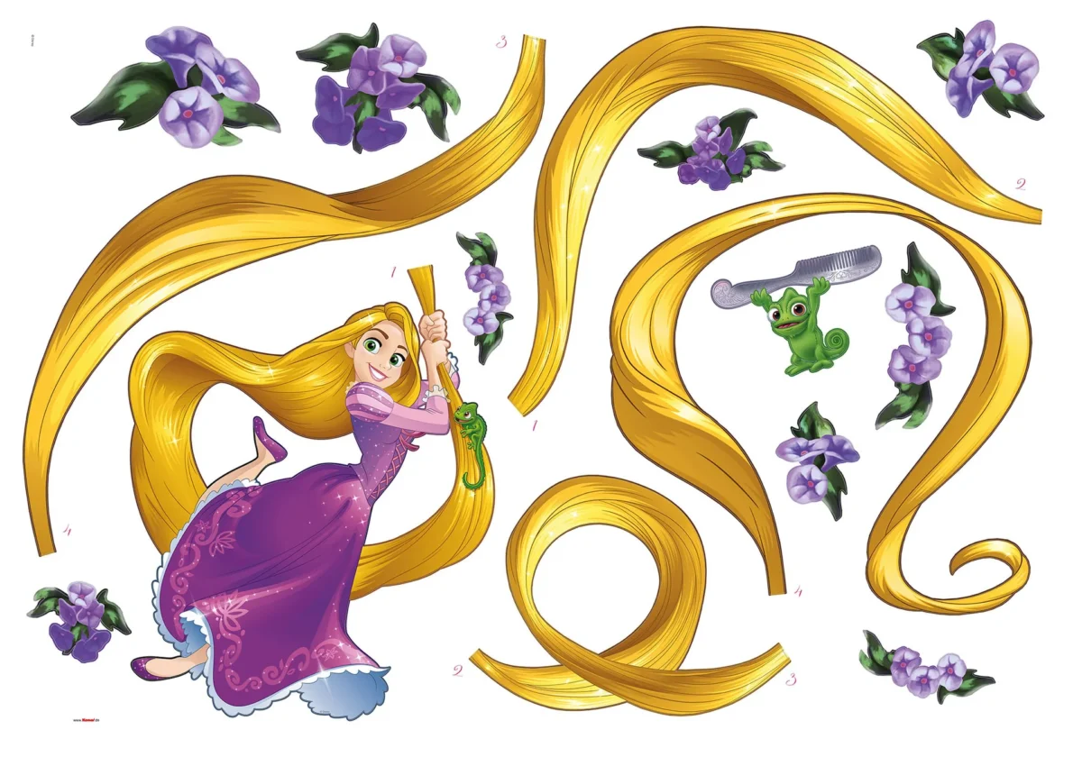Rapunzel Stiker papir - Image 2