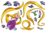 Rapunzel Stiker papir - Image 2