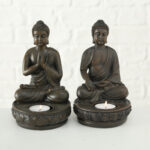 Buddha Svijecnjak braon - Image 6
