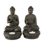 Buddha Svijecnjak braon