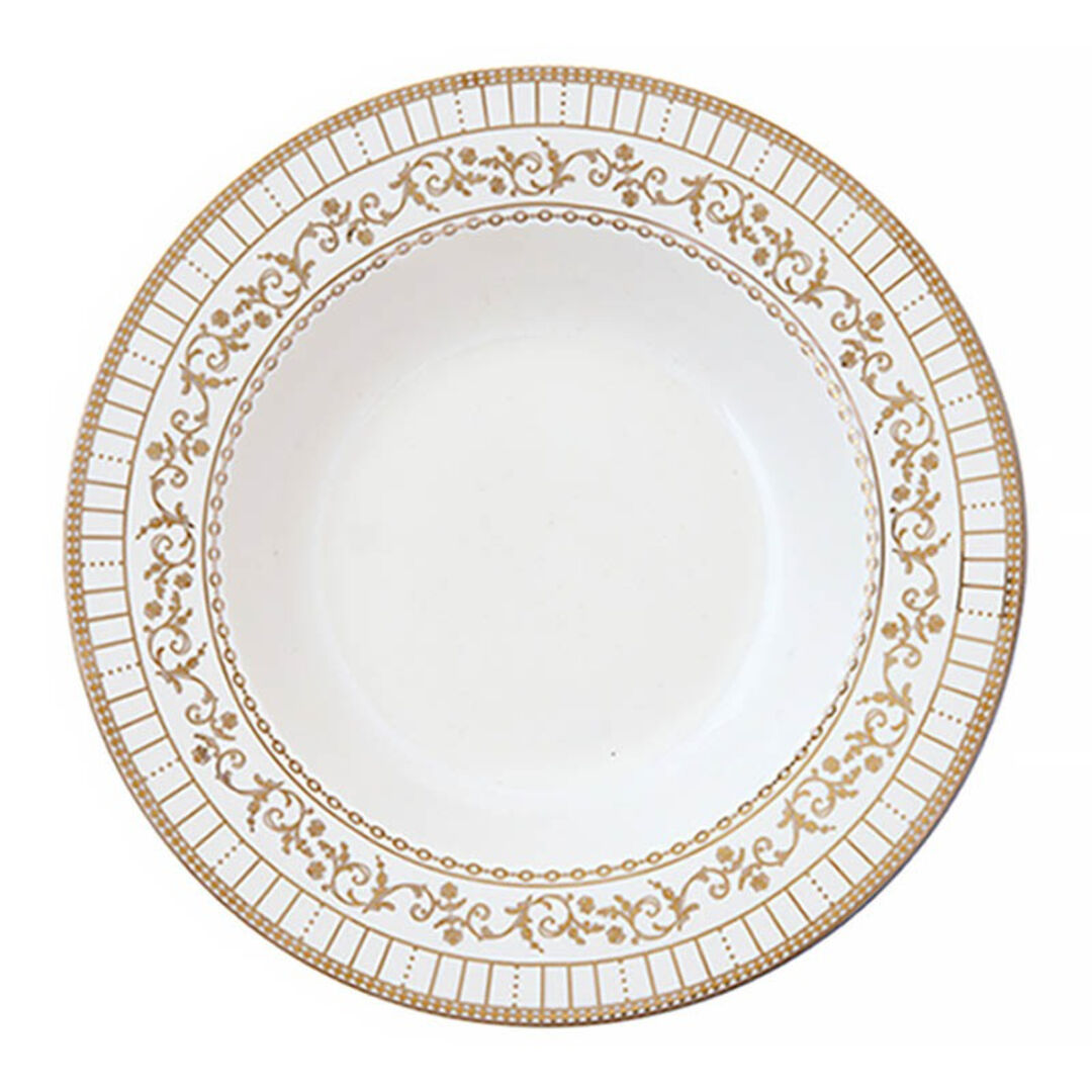 PM0121-GLDE-1.jpg Porcelanski tanjir za supu GOLDEN - Image 1