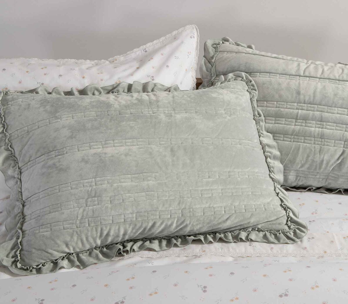 MINT GREY Set 2 jastucnice pamuk/poliester SIRION - Image 4