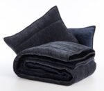 VANIA Prekrivac poliester BLUE/BLACK - Image 5