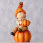 Dekoracija Djecak Na Bundevi Malino