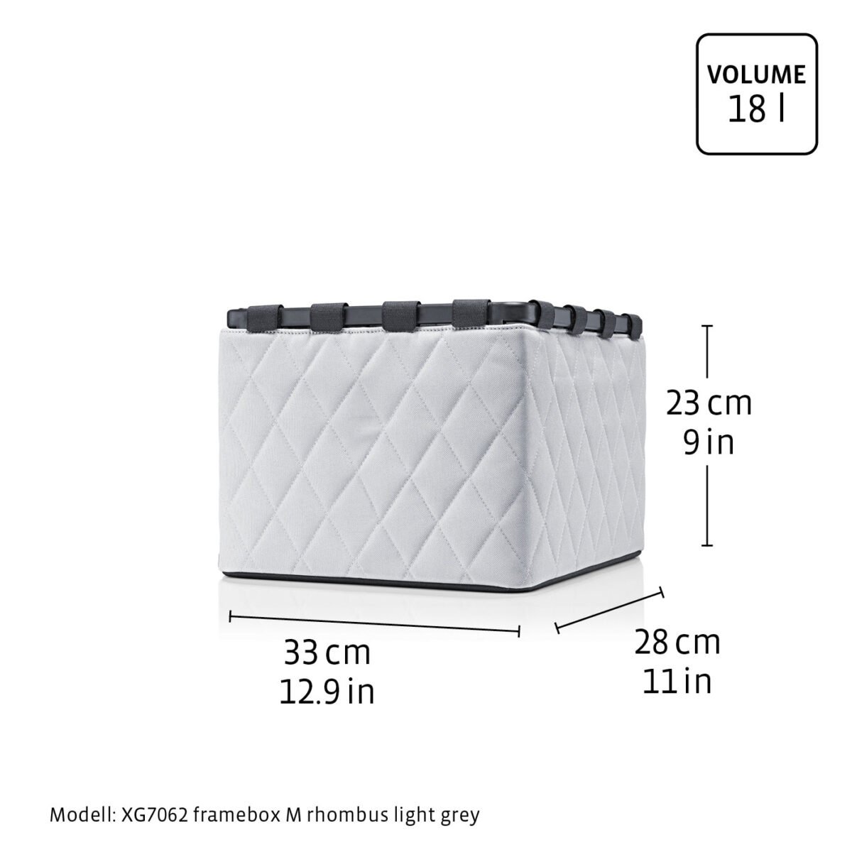 Kutija M  Rhombus Light Grey - Image 6