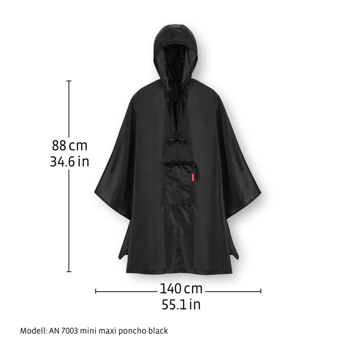 Mini maxi  black kabanica - Image 4