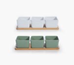 SAGE Set 3 zdjelice na tacni WHITE - Image 2