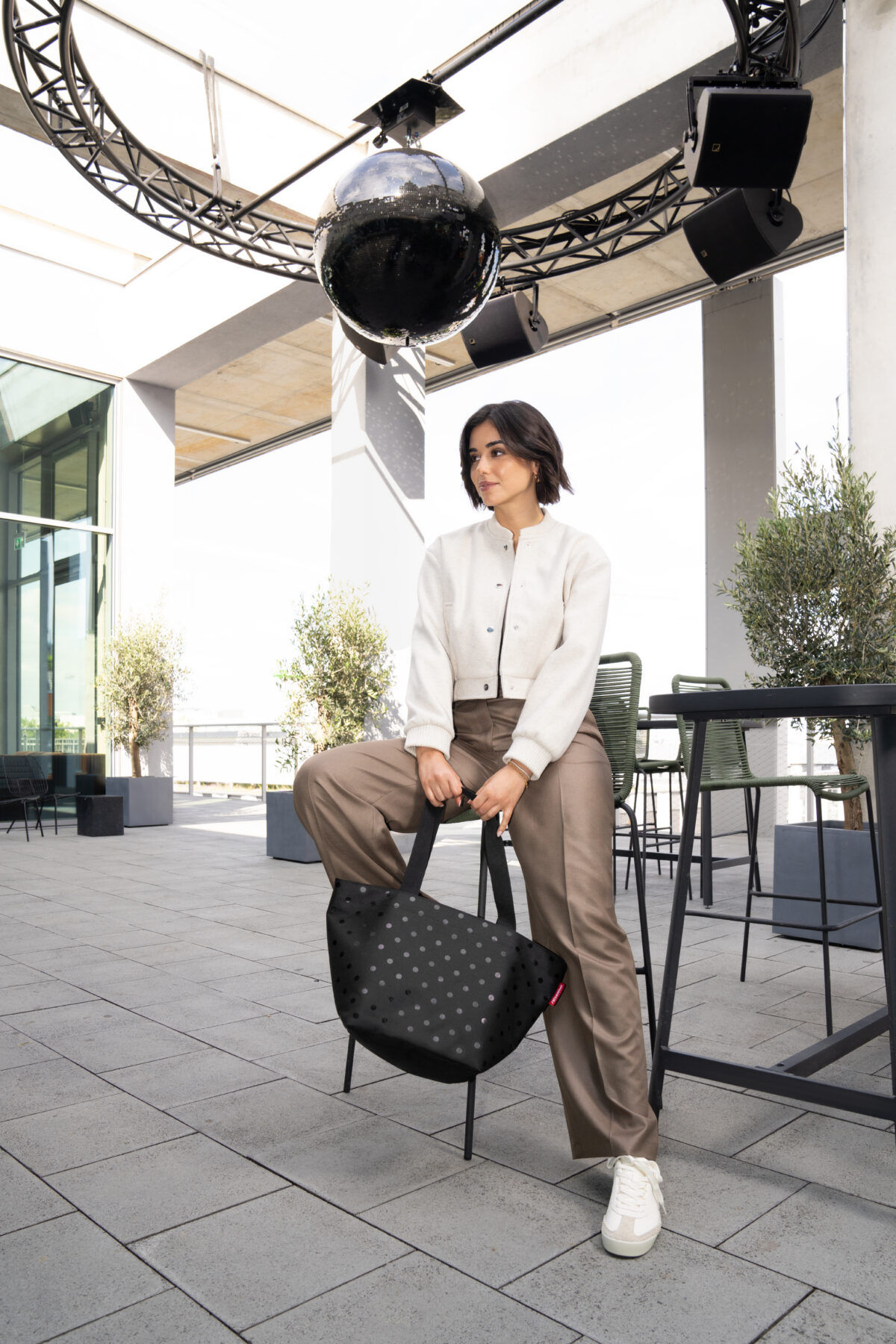 Shopper M Torba DOTS BLACK - Image 3