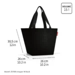 Shopper M Torba DOTS BLACK - Image 5