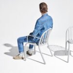 FRED'S Fatboy Stolica sa rukonaslonom LIGHT GREY