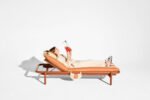 SUNBUN Fatboy Lezaljka STRIPE ORANGE CREAM - Image 6