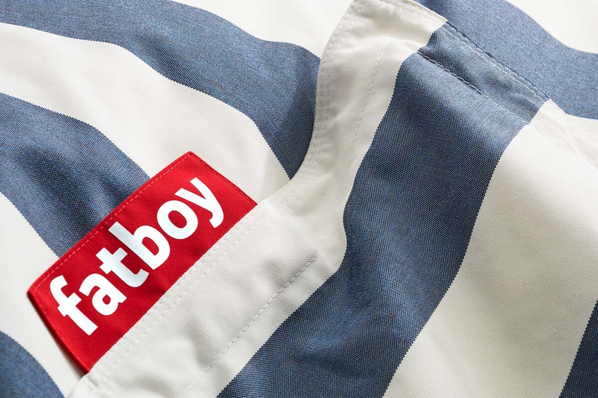 ORIGINAL Fatboy Plutajuci Lazybag STRIPE OCEAN BLUE - Image 2