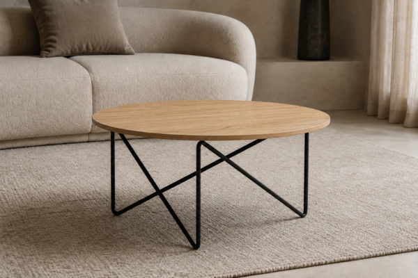 POLYGON Klub sto BLACK/OAK dark LACQUER