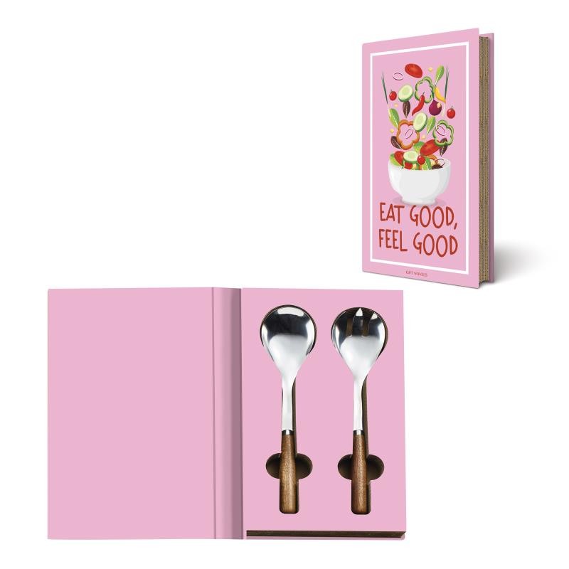 R3266 GIFT NOVELS Set 2 kasike za salatu - Image 1