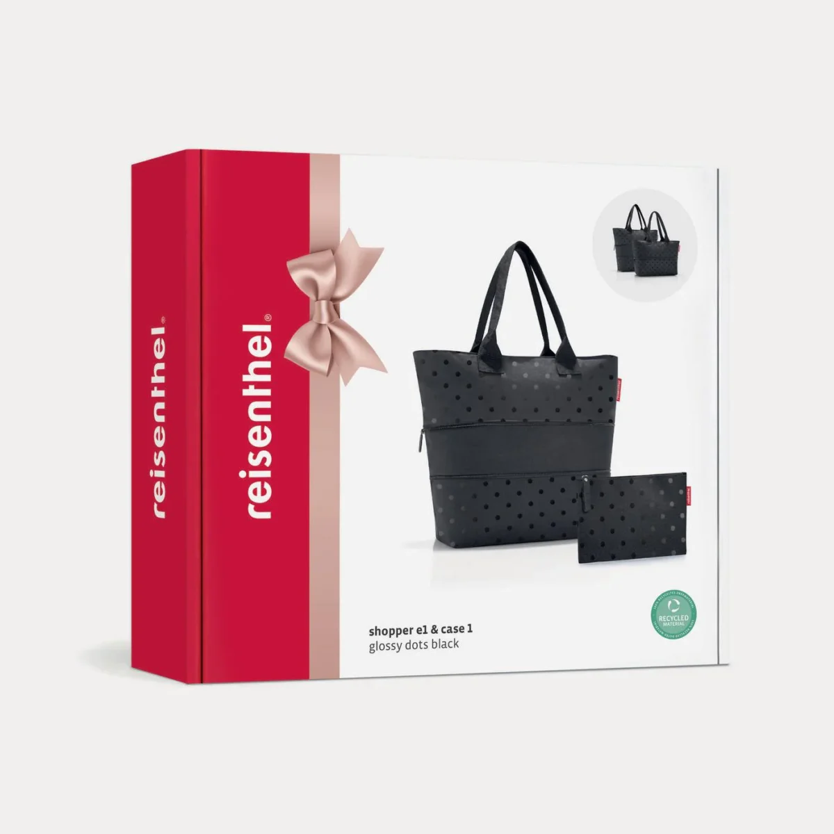 Set Torba + neseser glossy dots black - Image 2