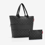 Set Torba + neseser glossy dots black