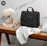 Toiletbag XL Neseser Bouclé black