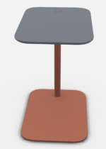 ROSTRUM Podesivi Sto RED OCHRE / FENIX 0718 beige - Image 2