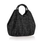 Loopbag hobo Torba Bouclé black - Image 2