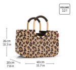 LOOPSHOPPER M Torba sa odvojivim unutrašnjim organizerom leo macchiato - Image 5